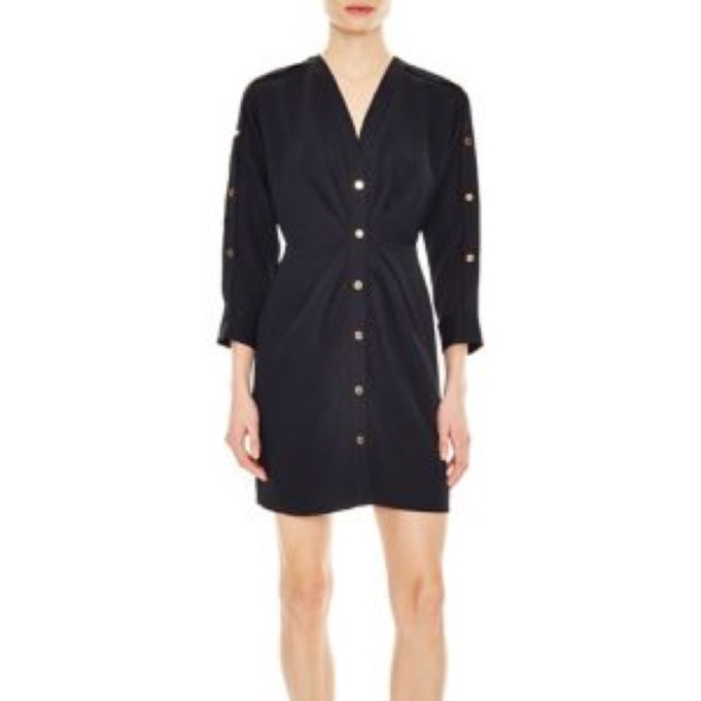 Sandro Navy Dress Size 34, NWT